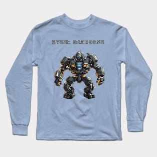 Futuristic Battle Robots Names of Power Steal Backbone Long Sleeve T-Shirt